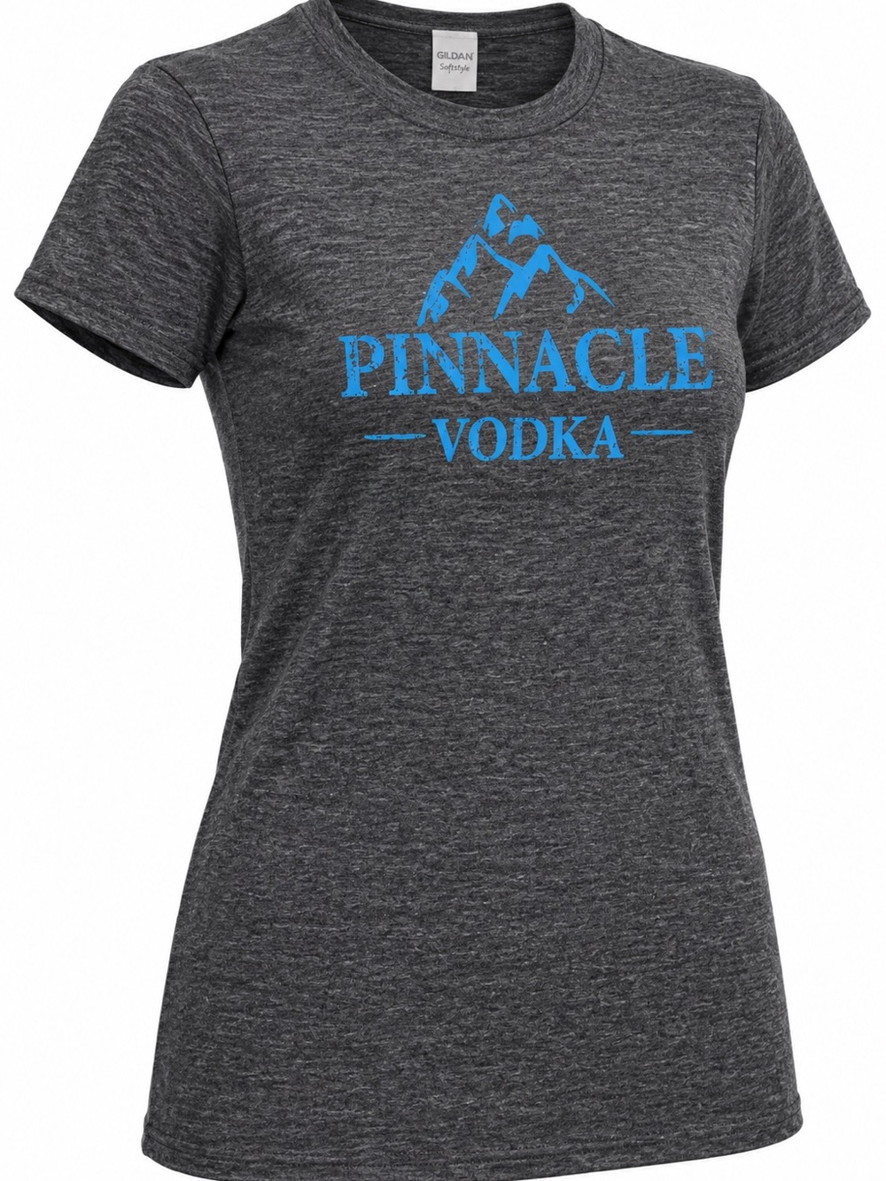 Women's Heather Charcoal Logo Tee